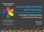 Supporting Patients with Dementia