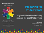 Preparing for Pride Events Resource
