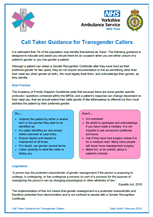 Call Taker Guidance for Transgender Callers