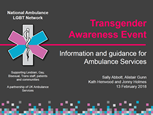 Trans Awareness Event Presentation