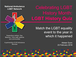 LGBT History Quiz Resource