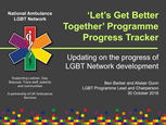 Lets Get Better Together Programme Progress Report (October 2018)